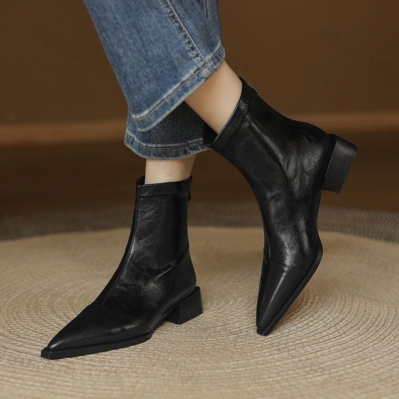 Women Pointed Short Boots 2025 - Sock Boot Women review and price