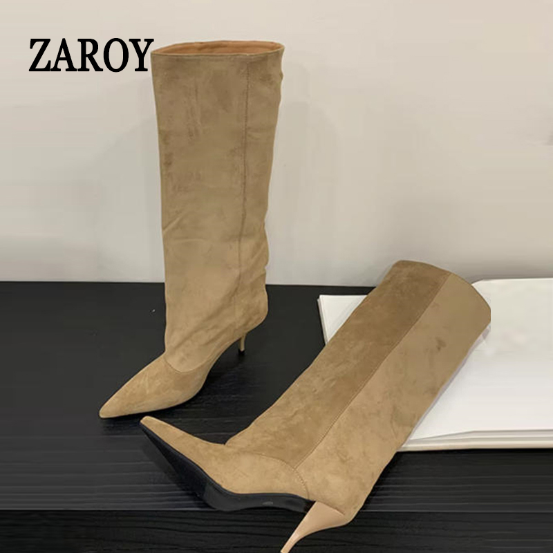 ZAROY Knee High Women Boots Wi - Knee High Boots Women review and price