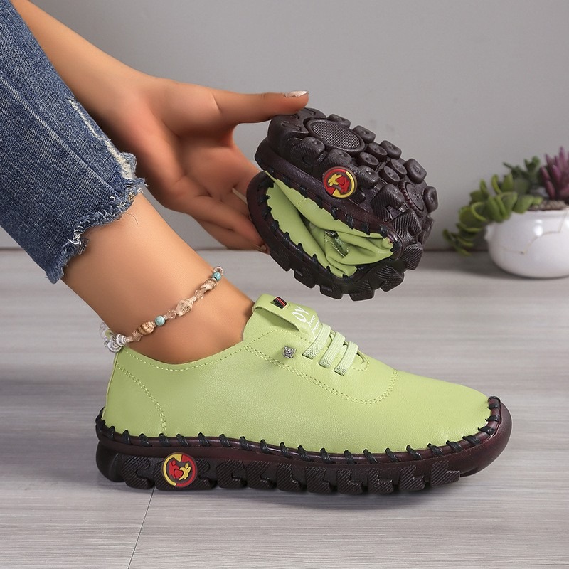 Women Leather Casual Shoes Lac - Oxford Lace Up Women review and price