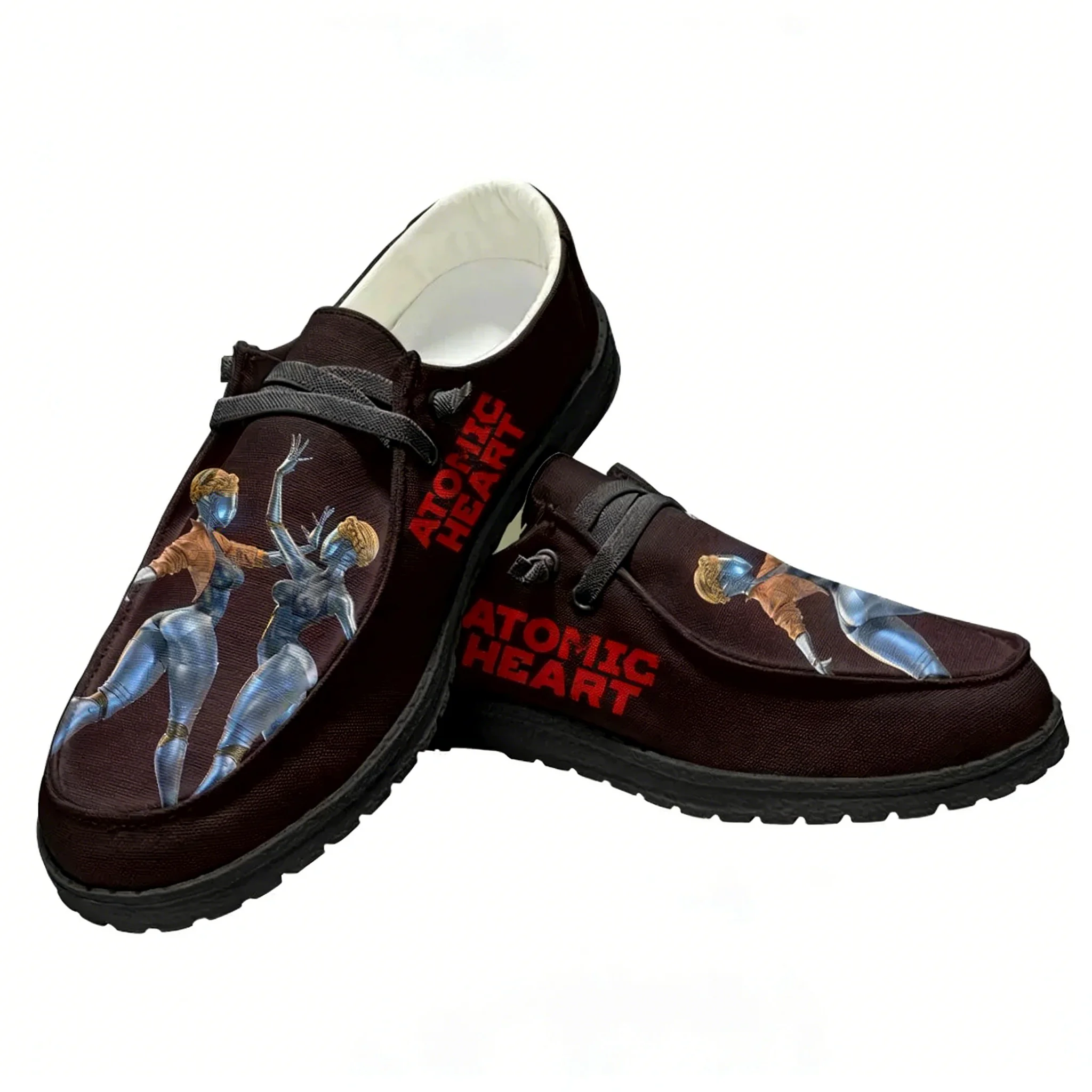 Atomic Heart Casual Shoes Flat - Oxford Lace Up Women review and price